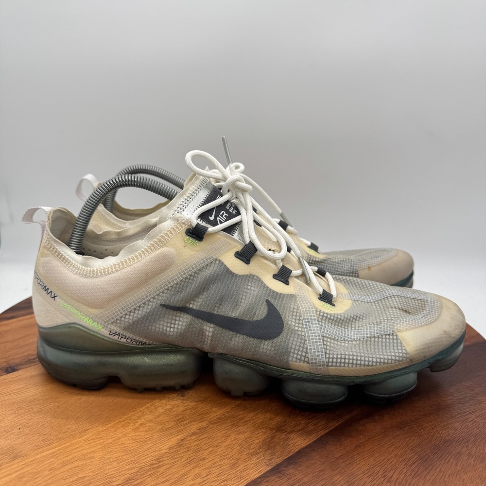 Nike Air Vapormax 2019 Shoes Mens Size 14 White Running Sneakers AT6810-100